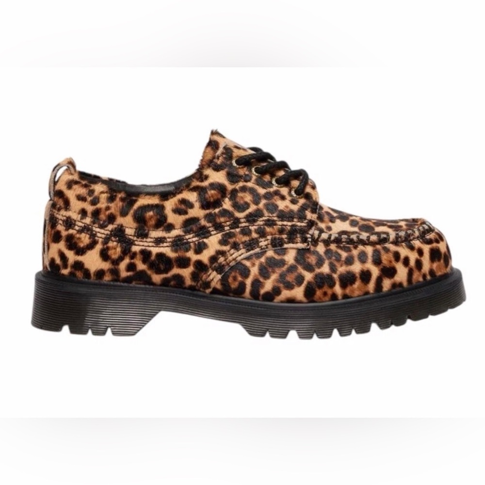 Dr. Martens LOWELL LEOPARD PRINT MOC TOE SHOES MEN’S SIZE 8 / WOMEN 9 No Box